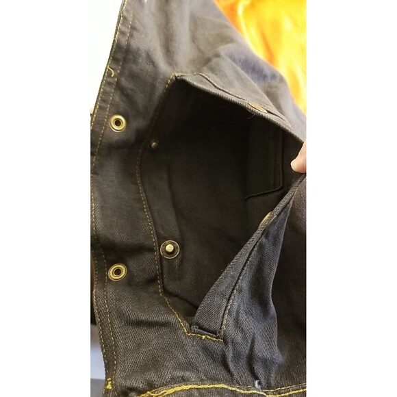 Skyline Wears Heavy Industrial Women's Denim Black Vest XL NWT               T35 - Picture 8 of 10